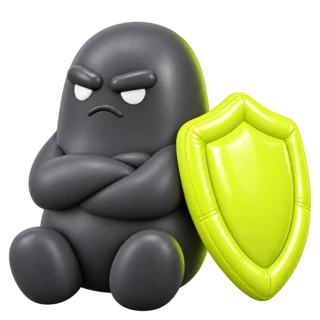 Ward sitting calmly next to his shield